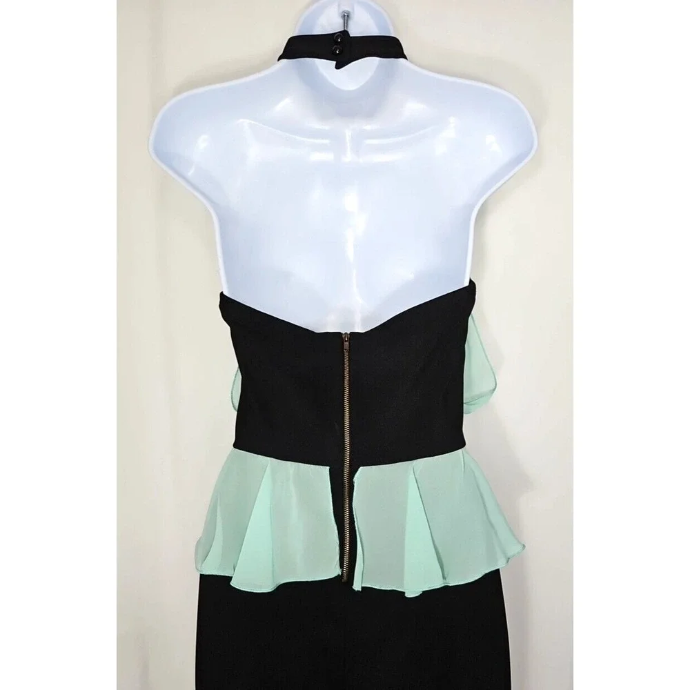 Mystic Women's Black Backless Halter Mini Dress Size‎ Medium - NWOT